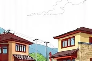 《拾荒者手记》封面，废土少女翻开随身手记本